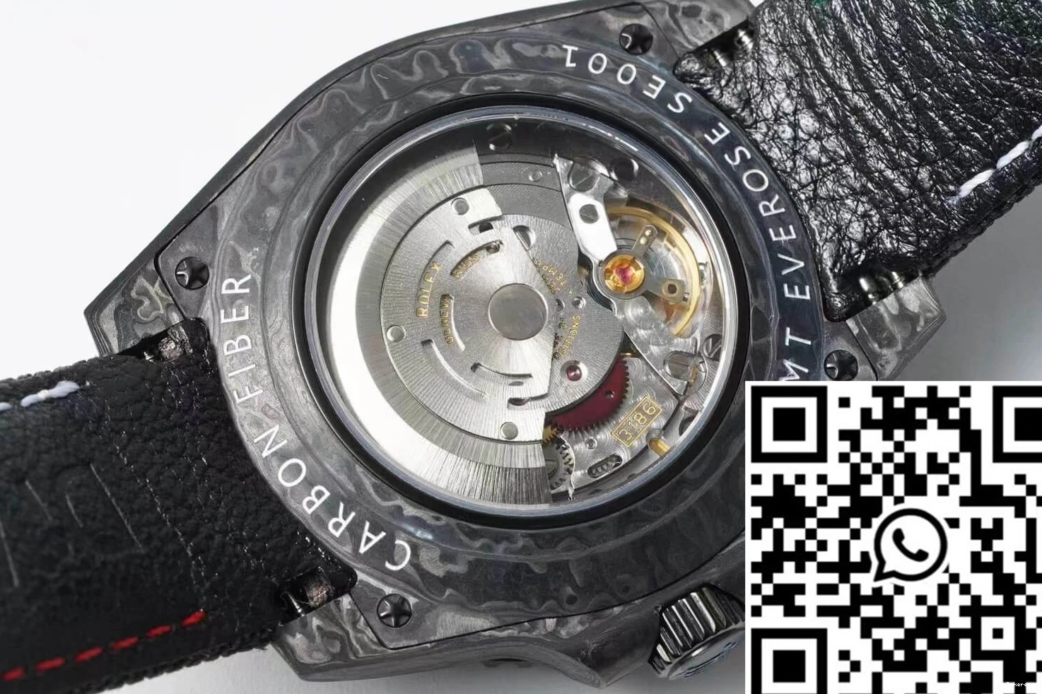Carbon II Black 1164 Color Fiber Diw GMT-MASTER Dial Strap Resilient Fabric Rolex 0719